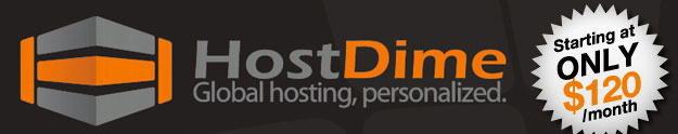 HostDime - Global hosting, personalized. Starting at ONLY $120/MO!