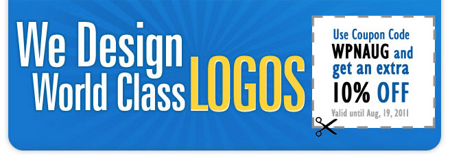 We Design World Class Logos! Use WPNAUG for 10% OFF!