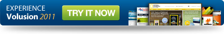 Experience Volusion 2011 - Try it Now! 