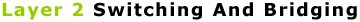 Layer 2 Switching And Bridging