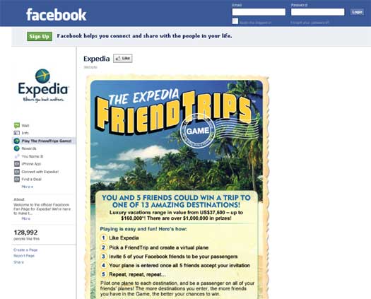 Facebook-Expedia