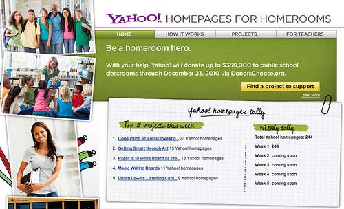 Yahoo-Homepages