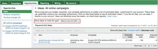 New Options for Goals in AdWords