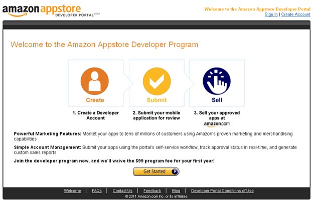 Amazon App Store Launches to Developers