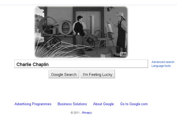 Charlie Chaplin Google