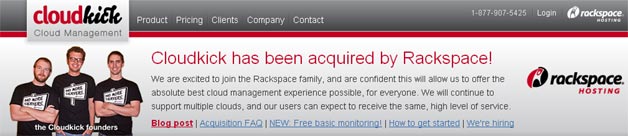 Cloudkick Gets Picked Up by Rackspace