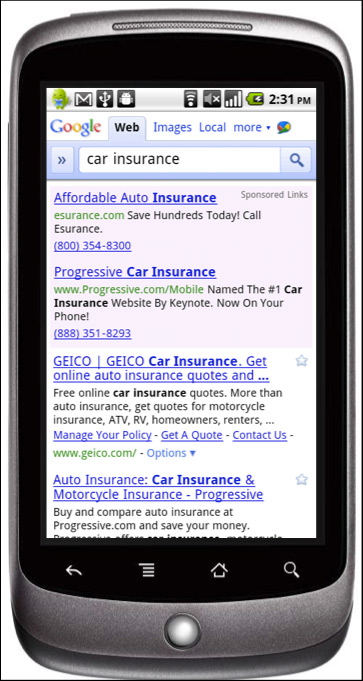 Google Esurance Ad