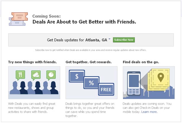 Facebook Deals - More in Store - Watch Out Groupon, Fousquare