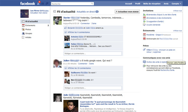 Facebook Design tweaks