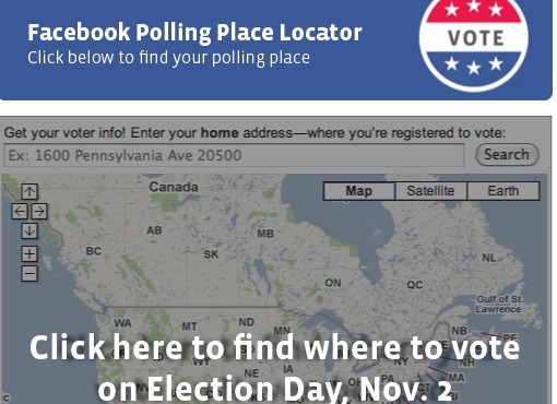 Facebook PollingPlace locator