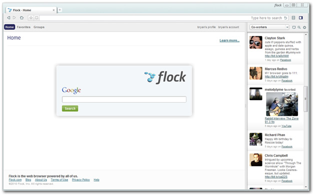 Flock Home Page