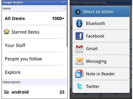 Google Reader Comes to Android