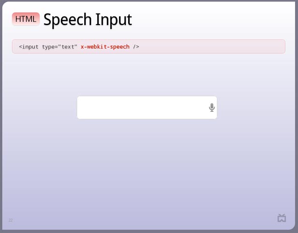 HTML Speech Input in New Chrome Beta 