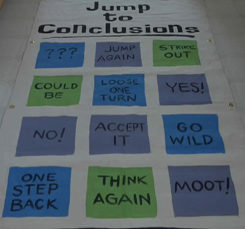 Jump to Conclusions Mat