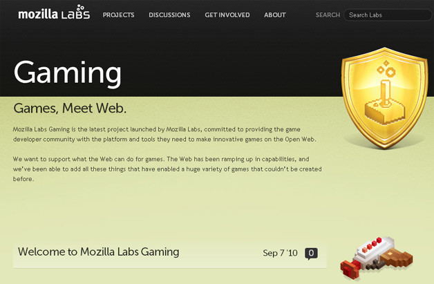 Mozilla Labs Gets Into Gaming