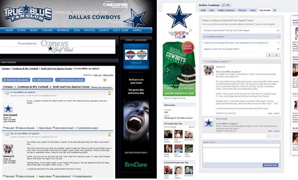 Pluck Does Facebook for Dallas Cowboys with help from Buddy Media