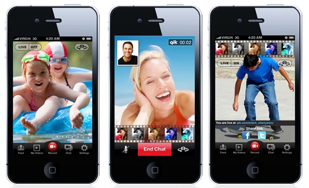 Qik Video Connect for iPhone app - Launched at SXSW