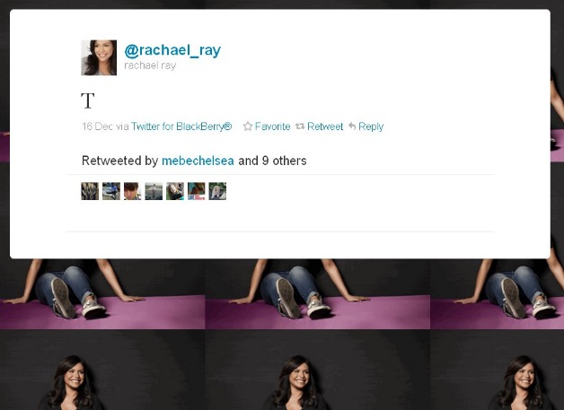 Rachel Ray Tweets 