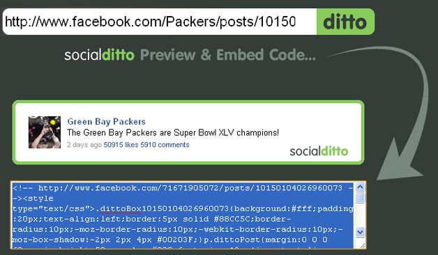 SocialDitto Packers Update