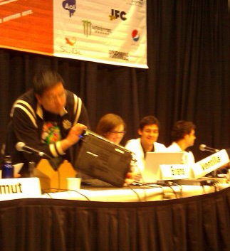 Social Search panel at SXSW (with Max Ventilla toward the right)