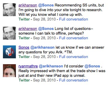 Sonos on Twitter