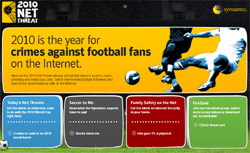 Symantec's World Cup Site