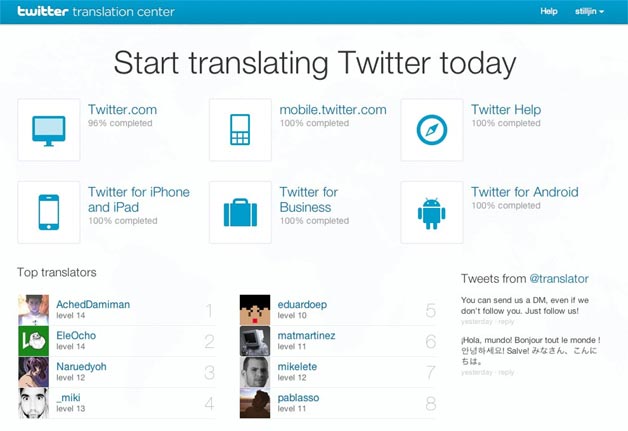 Twitter Translation Center launches