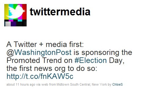 Twittermedia Tweets about WashingtonPost