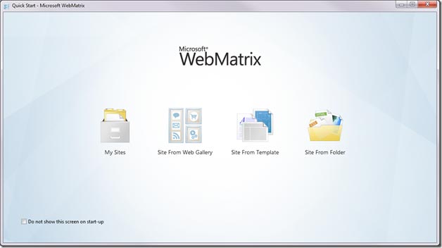 WebMatrix from Microsoft for simplifying web development