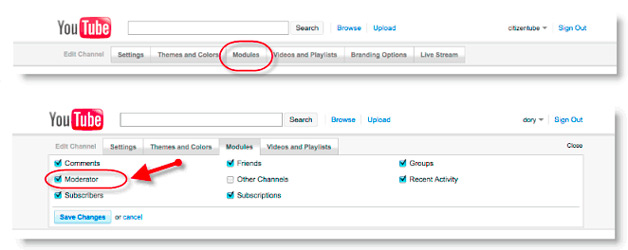 Youtube Channels Get Google Moderator Integration
