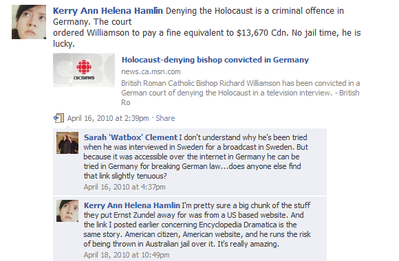 Against Holocaust Denial Laws 